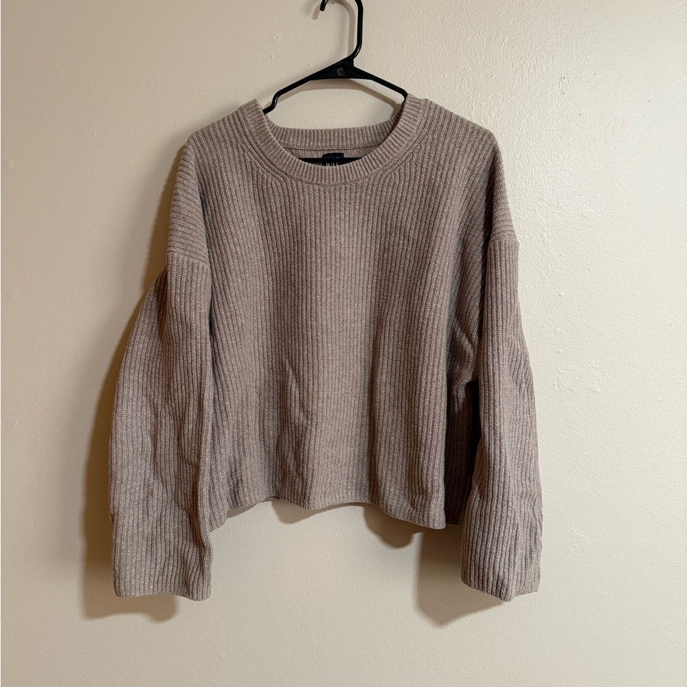 Gap CashSoft Shaker-Stitch Crewneck Sweater Size Large
